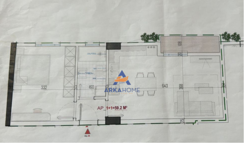 SHITET APARTAMENT 1+1+BALLKON TE ALBULENA RESIDENCE,LIDHJA E PRIZRENIT,PASKUQAN 80.892 EURO