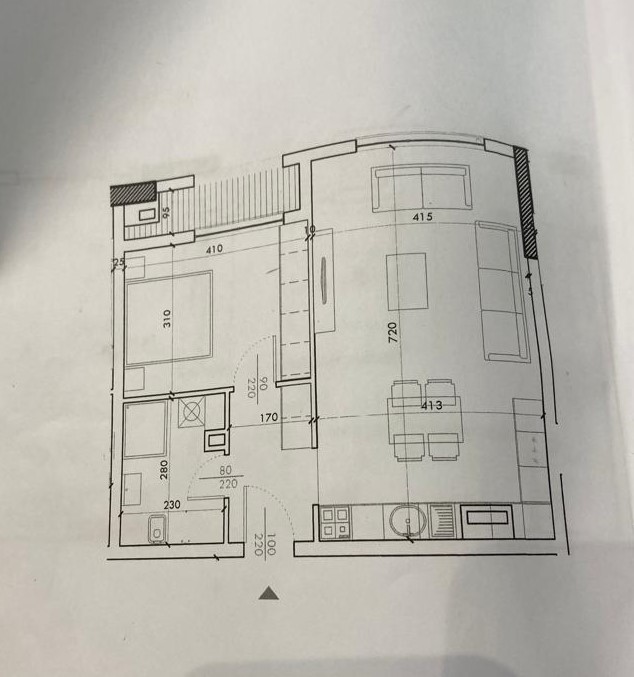 Tirane, shes apartament 1+1+BLK Kati 6, 75 m² 205.000 Euro (Rruga "Sulejman Delvina")