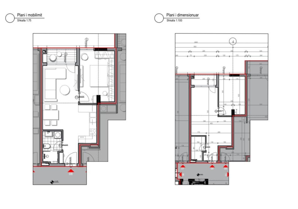 Tirane, shitet apartament 1+1 Kati 1, 60 m² 140.000 € (Sauk)