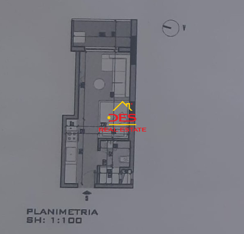 Vlore, shitet garsonier 1+1 Kati 6, 35 m² 70,000 € (Lungomare)