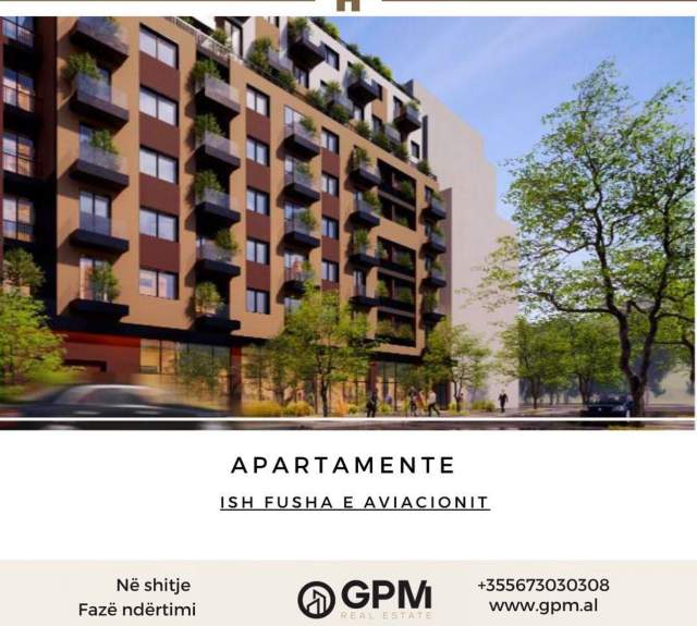 Tirane, shitet apartament 2+1 Kati 3, 95 m² 1.200 Euro/m2  tek Fusha e Aviacionit