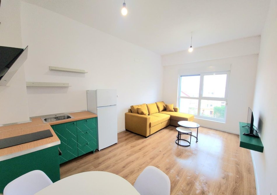 Tirane, jepet me qera apartament 1+1 Kati 2, 65 m² 360 € (Kompleksi Kaimi)