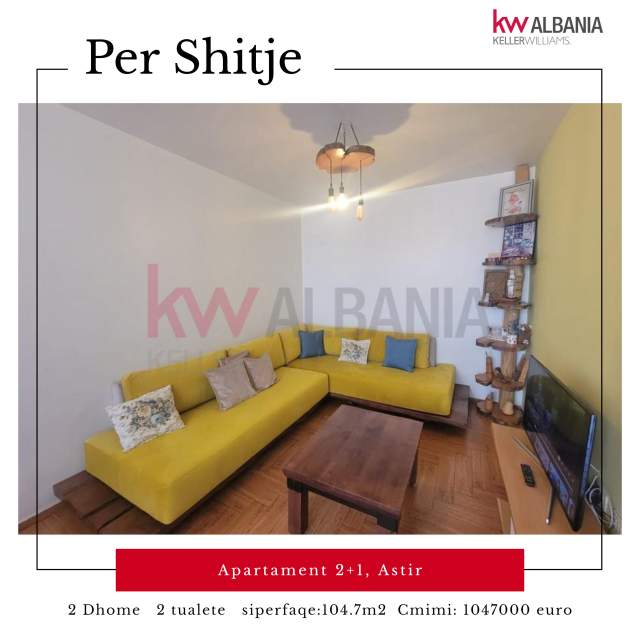 Tirane, ofert apartament Kati 6, 105 m² 104.700 Euro (Astir,  TiranÃ«,  ShqipÃ«ri)