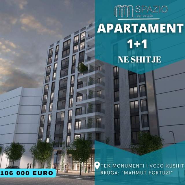 Tirane, shitet apartament 1+1+BLK Kati 7, 64 m² 106.000 Euro (Rruga Mahmut Fortuzi)