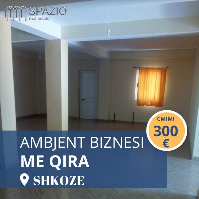 Tirane, jepet me qera dyqan Kati 0, 110 m² 300 Euro (Shkoze)