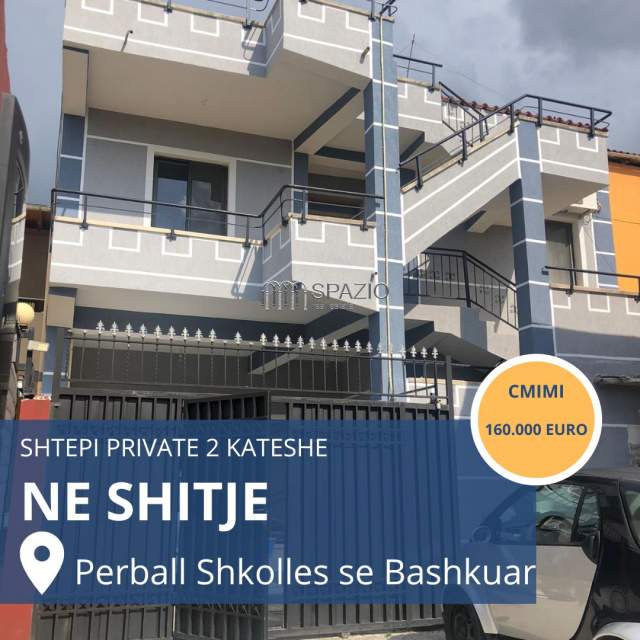 Tirane, shitet shtepi 4+1 Kati 2, 164 m² 160.000 Euro (Perball Shkolles Bashkuar)
