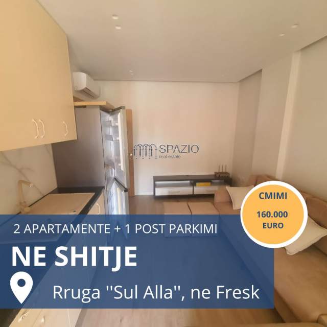 Tirane, shitet apartament Kati 2, 107 m² 160.000 Euro (Rruga Sul Alla Fresk)