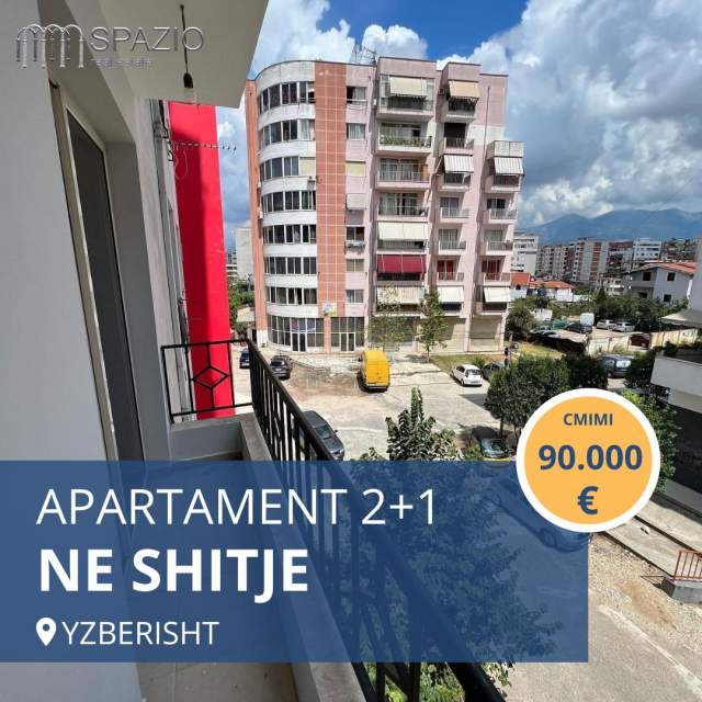Tirane, shitet apartament 2+1+BLK Kati 2, 105 m² 90.000 Euro (Yzberisht)
