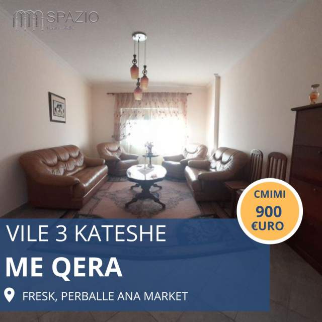 Tirane, jepet me qera shtepi 3+1+BLK Kati 3, 250 m² 900 Euro (Rruga ''Sotir Cacci'')