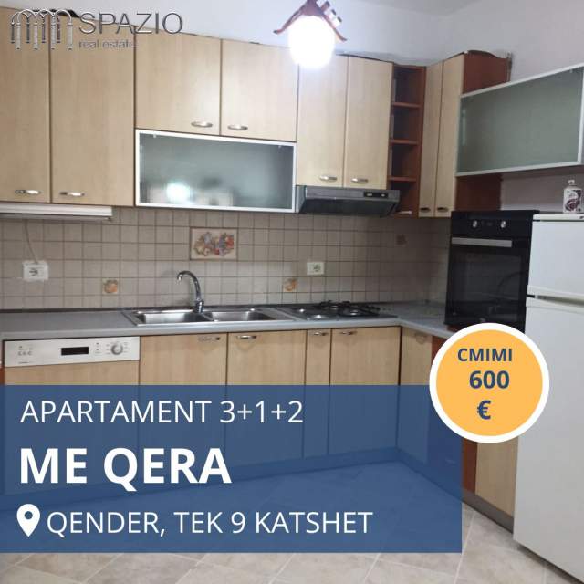 Tirane, jepet me qera apartament 3+1+BLK Kati 3, 160 m² 600 Euro (Rruga ''Qemal Stafa'')