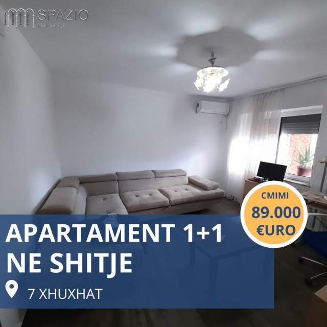 Tirane, shitet apartament 1+1 Kati 3, 55 m² 89.000 Euro (7 Xhuxhat)