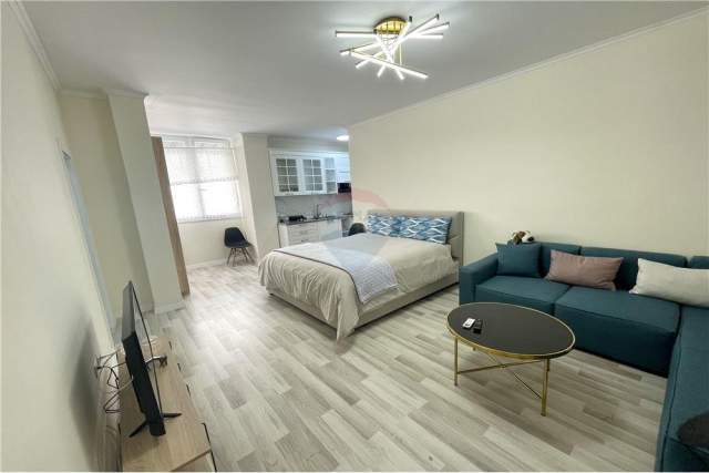 Tirane, jepet me qera apartament 1+1 50 m² 450 Euro (restorant piaza)