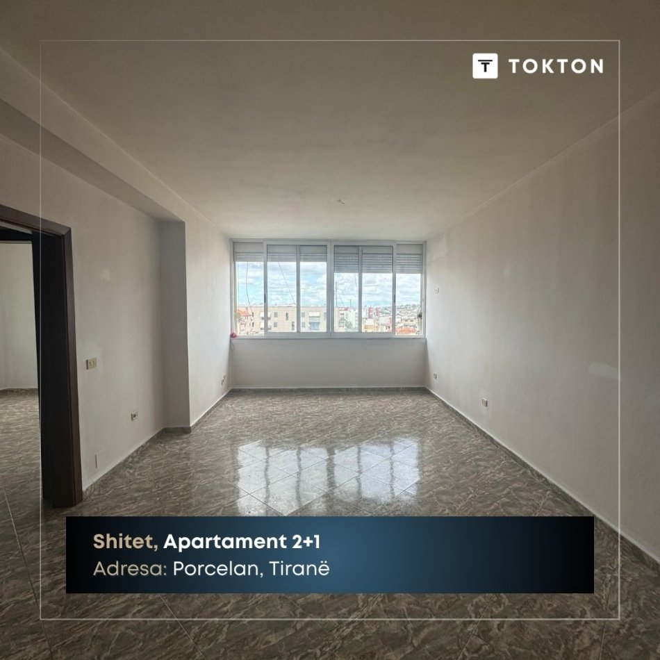 Tirane, shitet apartament 2+1 Kati 6, 83 m² 120.000 € (Porcelan), TT 1214