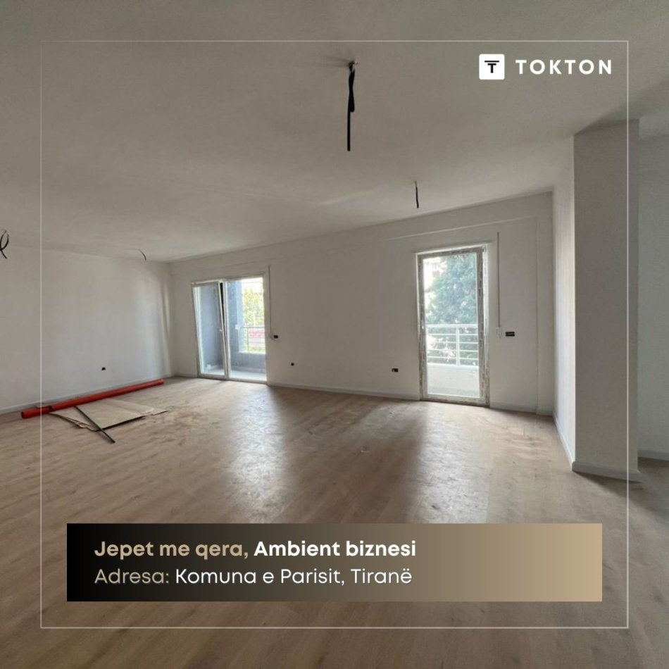 Tirane, jepet me qera ambjent biznesi Kati 1, 100 m² 1.500 € (Komuna e Parisit), TT 1217