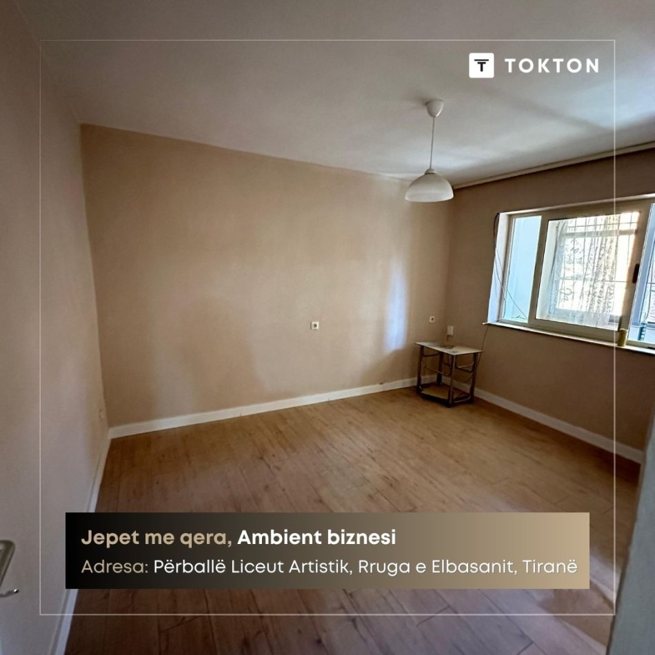 Tirane, jepet me qera ambjent biznesi Kati 2, 64 m² 450 € (Përballë Liceut Artistik, Rruga e Elbasanit, Tiranë) TT 1325