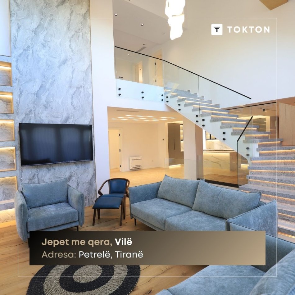 Tirane, jepet me qera apartament 3 Katshe Kati 4, 1.400 m² 5.000 € (Petrelë, Tiranë, TT 1383)
