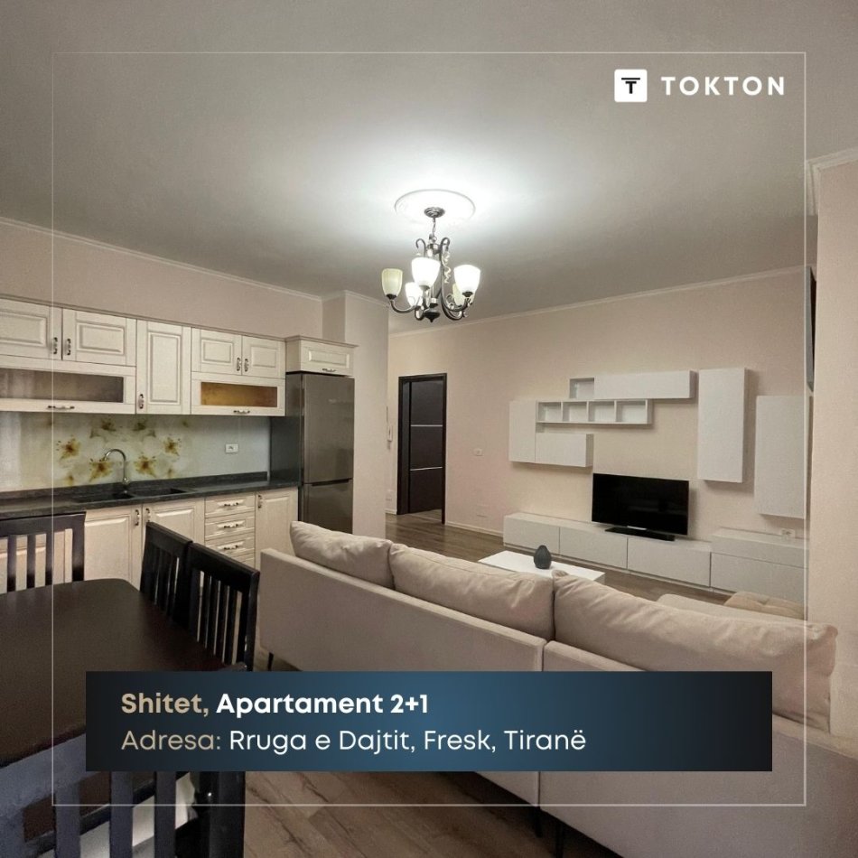 Tirane, shitet apartament 2+1 Kati 2, 96 m² 130.000 € (Rruga e Dajtit, Fresk, Tiranë, TT 1417)