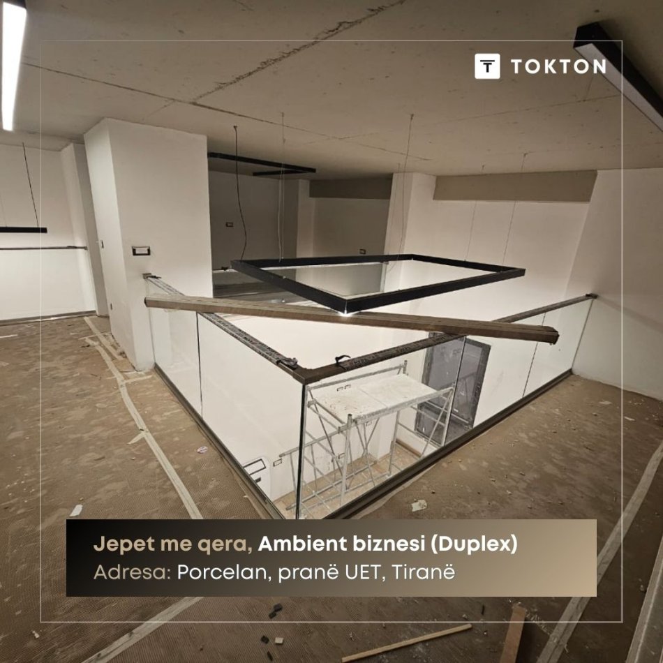 Tirane, jepet me qera ambjent biznesi Kati 1, 150 m² (Porcelan, pranë UET, Tiranë, TT 1424)