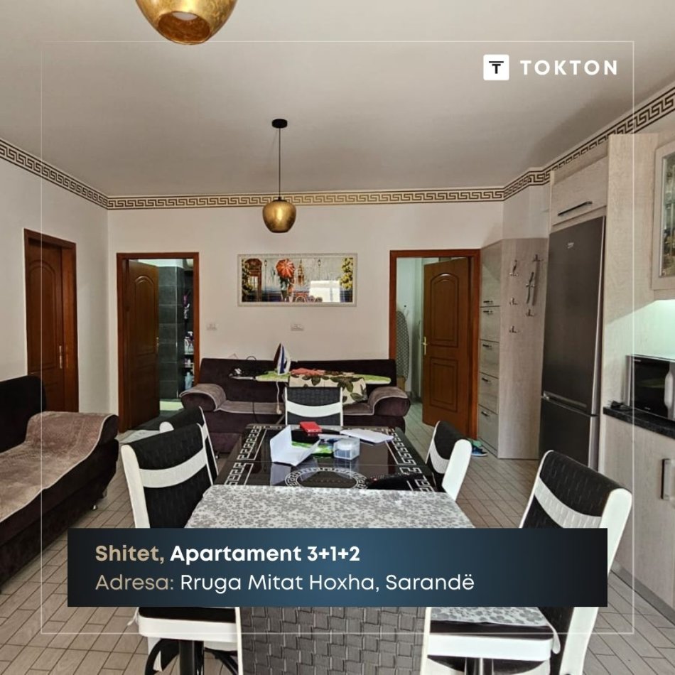 Sarande, shitet apartament 3+1 Kati 5, 81 m² 187.000 € (Rruga Mitat Hoxha, Sarandë, TT 1448)
