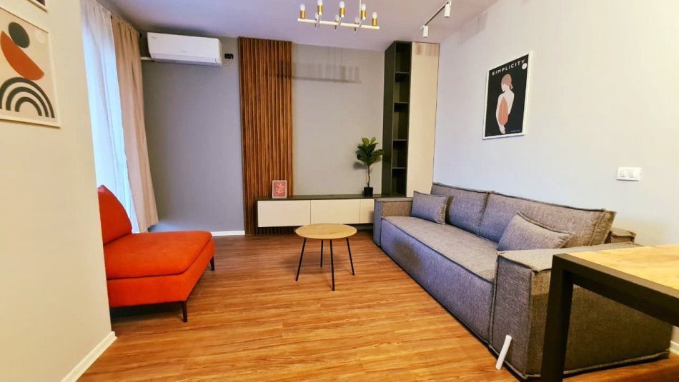 Tirane, jepet me qera apartament 1+1 Kati 2, 68 m² 450 € (Sauk Rrethrrotullimi Karburant Elezi)