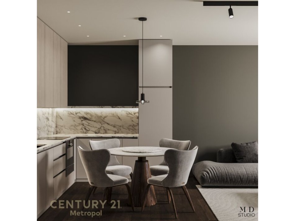 Tirane, jepet me qera apartament 1+1 Kati 2, 65 m² 600 € ( Vendndodhja: Unaza e Re, Rezidenca Future Home, Tiranë)