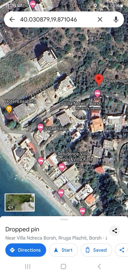Shitet Tokë në Borsh, Sarandë