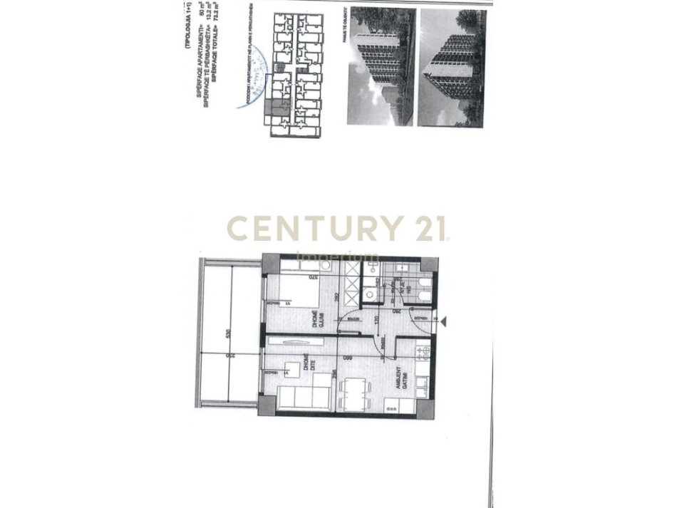 Tirane, shitet apartament 1+1 Kati 7, 73 m² 98.000 € (Ish Fusha e Aviacionit IMP105546)