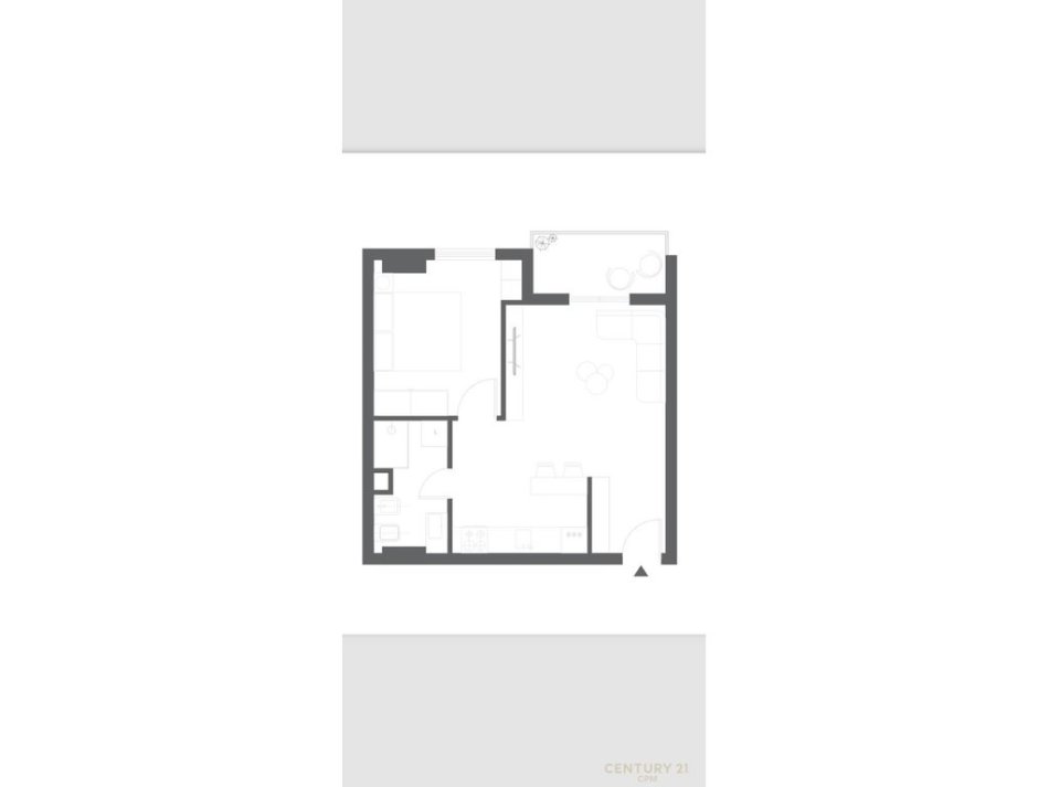 Tirane, shitet 1+1 Kati 7, 60 m² 88.000 € (5 maj)