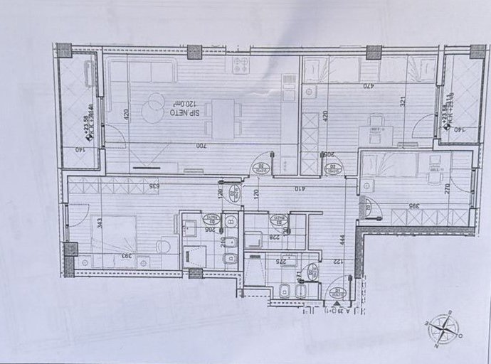 Tirane, shitet apartament 3+1 Kati 7, 135 m² 245.000 € (Bulevardi i Ri)