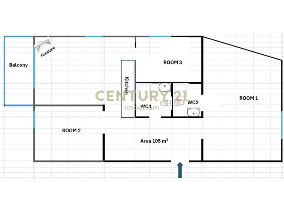 Tirane, shitet apartament 3+1 Kati 8, 105 m² 130.000 € (yzberish)