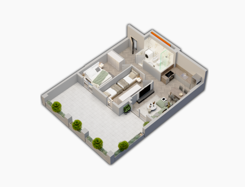 Shitet, Apartament 2+1, Bulevardi Zogu I PRO+40214