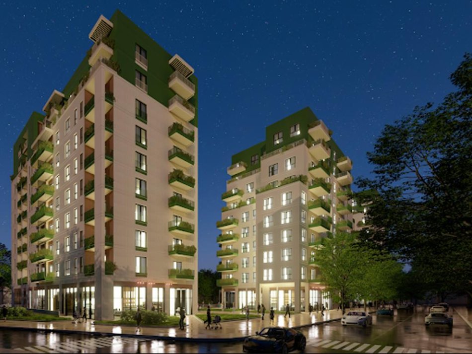 Tirane, shitet apartament 1+1 Kati 3, 69 m² 114.000 € (Kompleksi Viva)