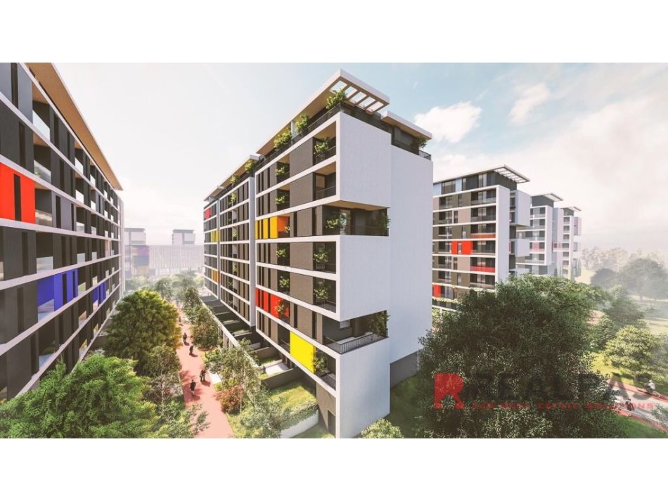 Tirane, shitet apartament 1+1+Ballkon Kati 6, 53 m² 62.000 € (Univers Citu, QTU)