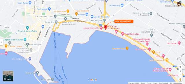 Durres, shitet apartament 1+1+A+BLK Kati 2, 70 m² 60.000 Euro (Rruga Pavaresia)