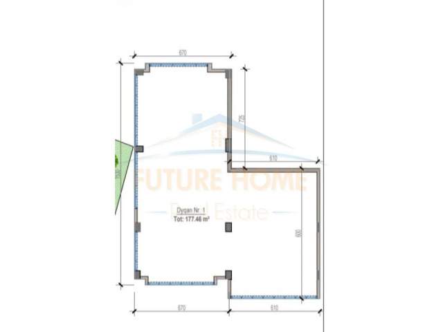 Tirane, shitet lokal Kati 0, 177 m² 621.110 Euro (Rruga Hiqmet Buzi, Sauk.)