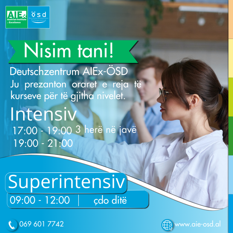 Kurs gjermanisht, niveli fillestar A1
