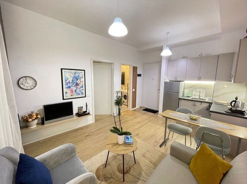 Tirane, jepet me qera apartament 1+1+Ballkon Kati 3, 60 m² 450 € (Rruga siri kodra , kompleksi siri1)
