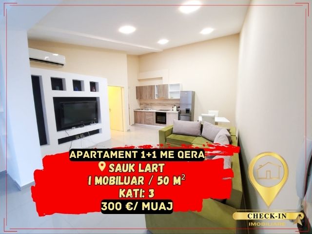 Tirane, ofert apartament 1+1+BLK Kati 3, 50 m² 300 Euro (Sauk)