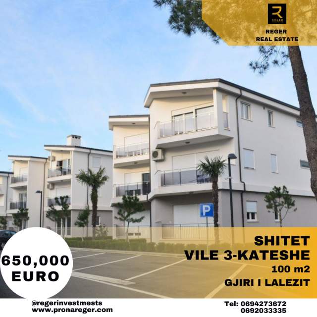 Durres, shitet Vile 3 Katshe 300 m² 650.000 Euro (Gjiri i lalezit)