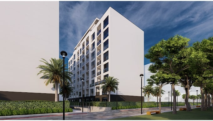 Golem, shitet apartament 1+1 Kati 6, 56 m² 72.850 € (Golem)