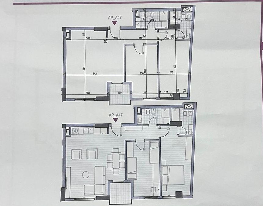 Tirane, shes apartament 2+1 Kati 4, 108 m² 146.000 € (5 maji)