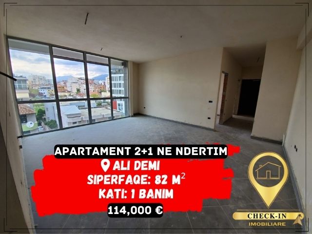 Tirane, shitet apartament 2+1+BLK Kati 1, 82 m² 114.000 Euro (Ali Demi)