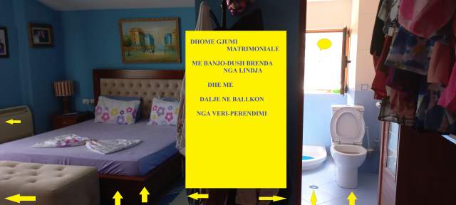 Shitet Apartament i bollshëm, 3+1 me2-banjo, ballkon, 143m², kat 4, ndërtes 4-kate me çati, 1150 €/m², në rr. Pjetër Gurakuqi, 900m nga Materniteti Ri