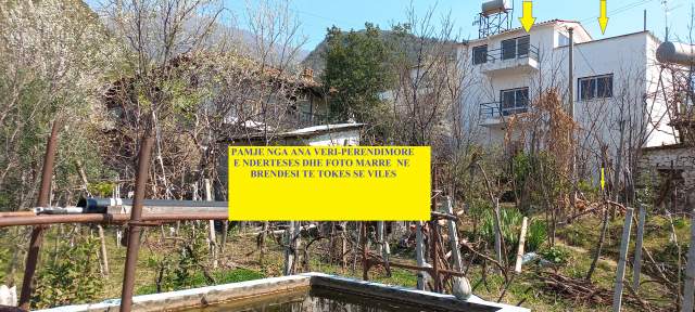OKazion Linzë / Dajt, Shitet Vile 3-kate, siperfae toke total 1460m², ndërtuar 250m², Cmimi 270'000 € rruga Dajtit, në Linzë / 600m nga rr.Nacionale / Dajt, 400m nga Liqeni