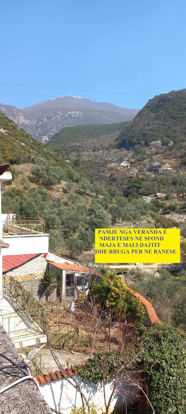 OKazion Linzë / Dajt, Shitet Vile 3-kate, siperfae toke total 1460m², ndërtuar 250m², Cmimi 270'000 € rruga Dajtit, në Linzë / 600m nga rr.Nacionale / Dajt, 400m nga Liqeni