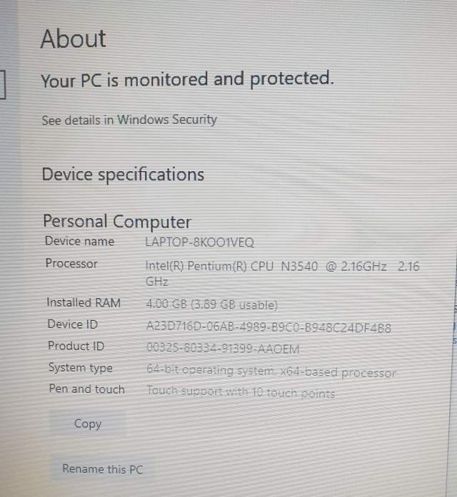 Tirane, shes Laptop Toshiba Satellite 15.000 Leke