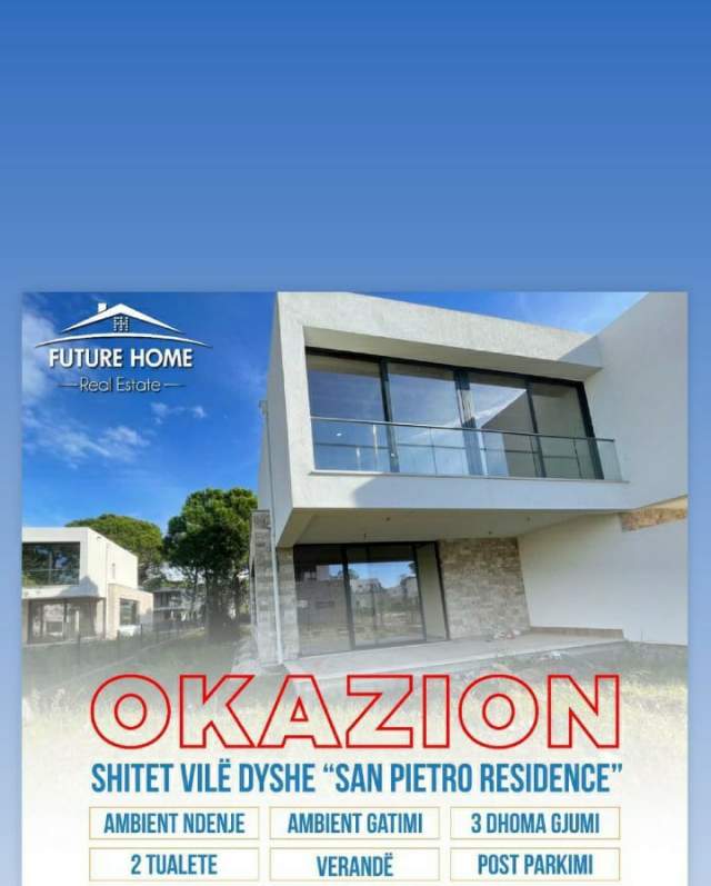 Gjiri Lalezit, shitet apartament 3+1+A+BLK Kati 1, 500 m² 355.000 Euro (SAN PIETRO REZIDENCE)