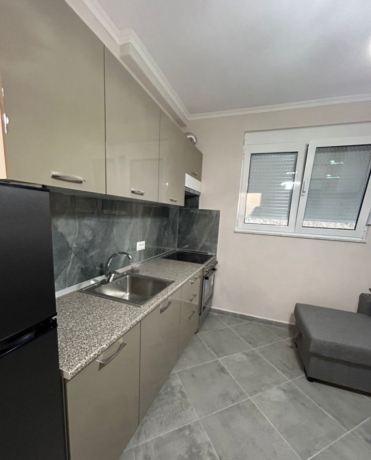 Tirane, jepet me qera apartament 1+1+Ballkon Kati 1, 50 m² 350 € (Fresk rruga Xhon Belushi)