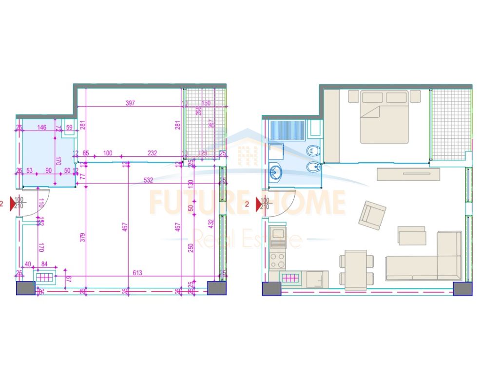 Shitet, Apartament 1+1, Sheshi Skëndërbej.UNA34408