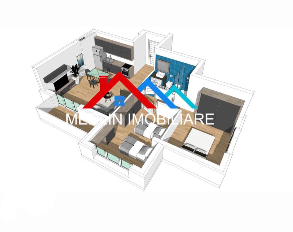 Tirane, shitet apartament 2+1 Kati 6, 108 m² 162.000 € (Laprake)